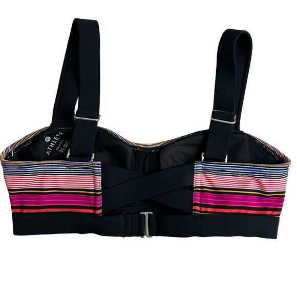 Athleta Womens Capri Stripe Pura Bikini Top 32 B/C NWT #594112 - Picture 2 of 5